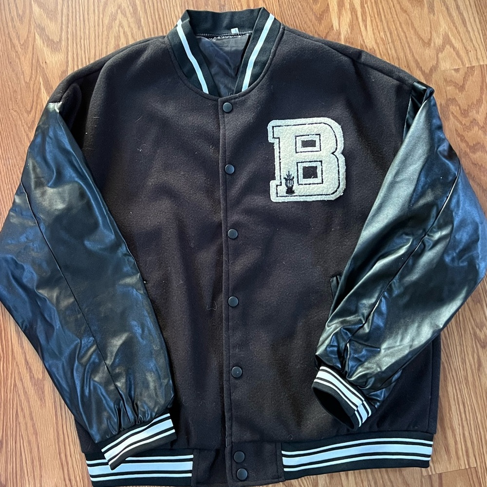 Varsity “bad to the bone” jacket